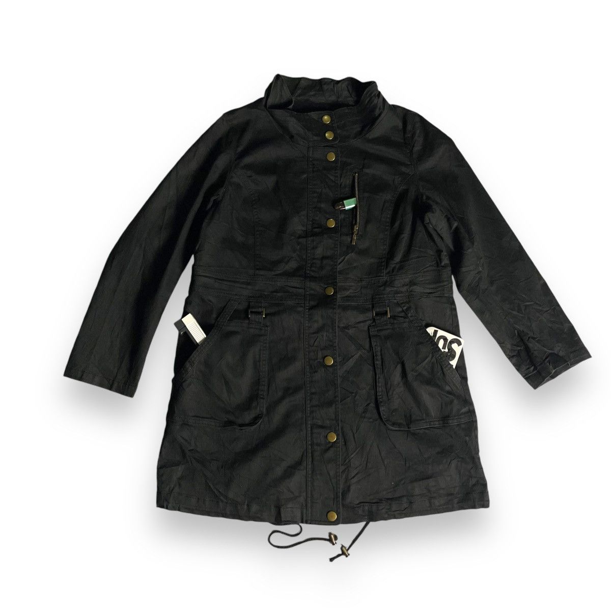 Japanese Brand × KMRii × Yasuyuki Ishii 🇯🇵 A.V.V STANDARD BONDAGE BUTTON UP FULL ZIP PARKA JACKET Size US M / EU 48-50 / 2 - 1 Thumbnail