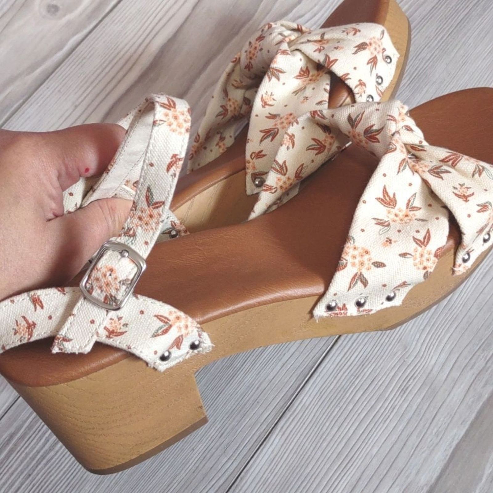 Other (43-2177) Women's Eleanor Heels - Universal Thread Cream 11 Size US 11 / IT 41 - 7 Thumbnail