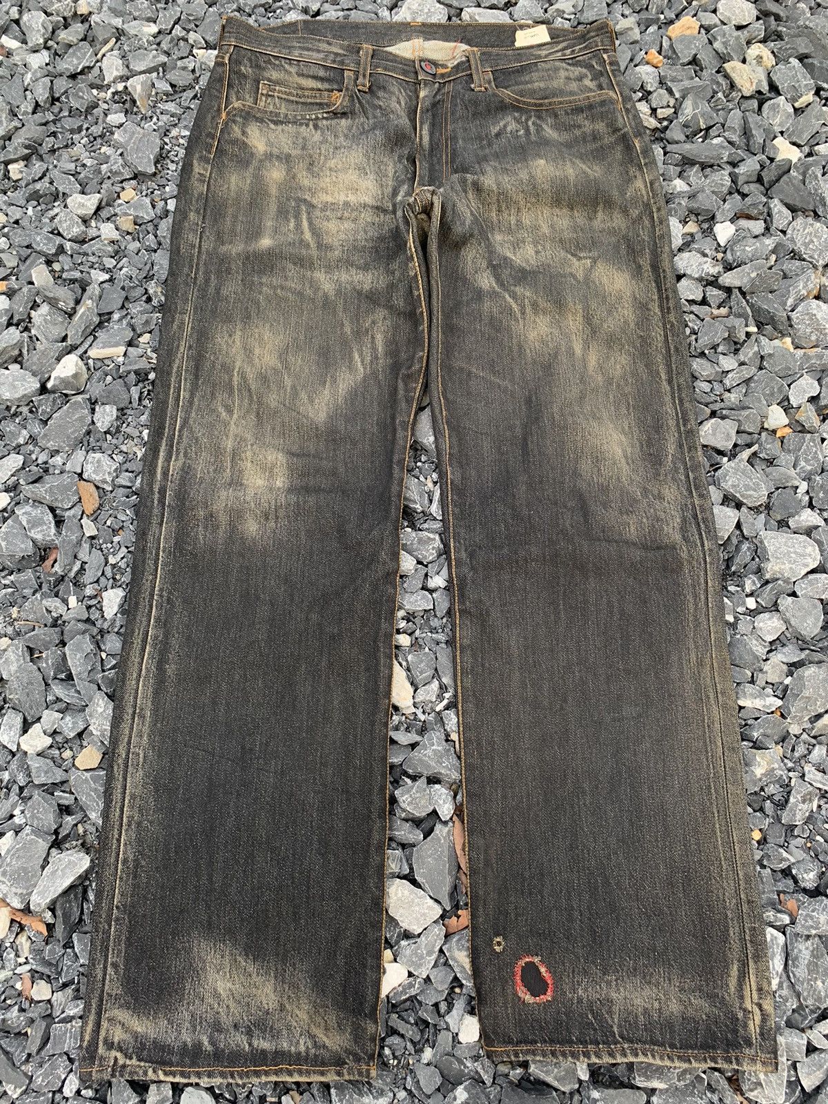 Other JAPANESE BRAND LUMR SELVEDGE RUSTY&FADED DISTRESSED DENIM Size US 35 - 2 Thumbnail