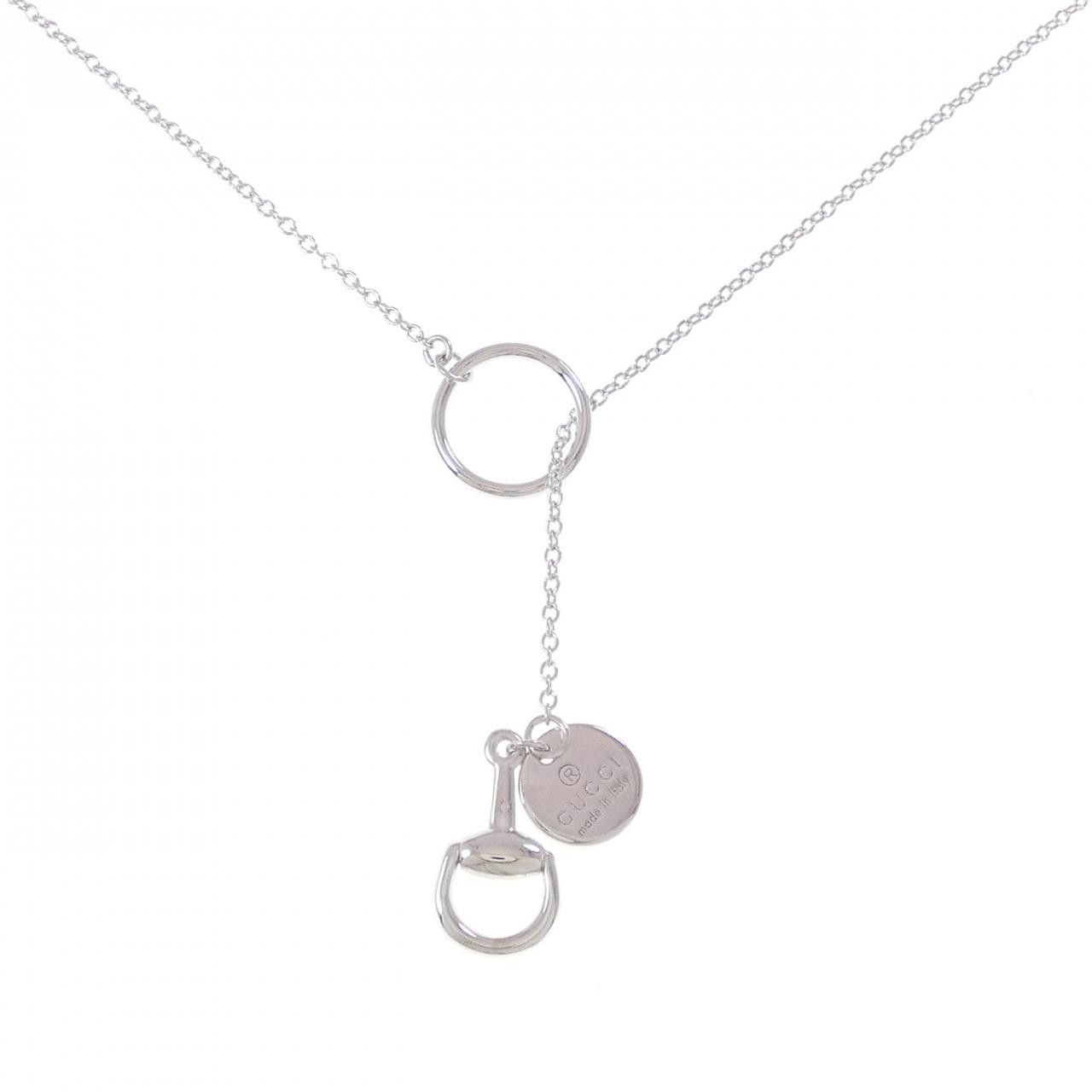 Gucci Gucci Gucci 750 White Gold Necklace Precious Metal Necklace DUTY FREE for USA Size ONE SIZE - 1 Thumbnail
