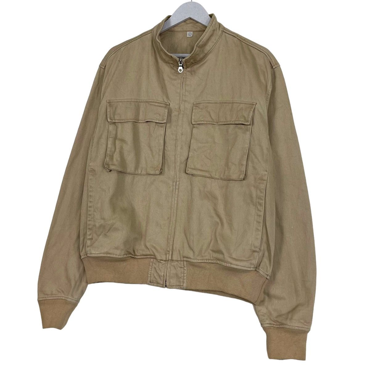 Japanese Brand 💥DOUBLE POCKET CROP LOOSE SLEEVES BOMBER INSPIRE UNDERCOVER Size US L / EU 52-54 / 3 - 4 Thumbnail