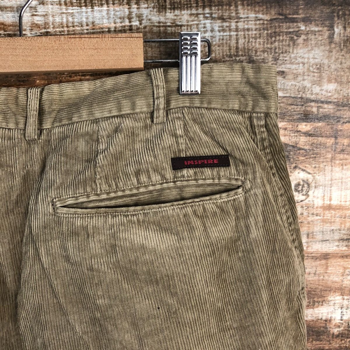Japanese Brand Inspire Brown vintage Conduroy Pants #A1417 Size US 36 / EU 52 - 17 Thumbnail