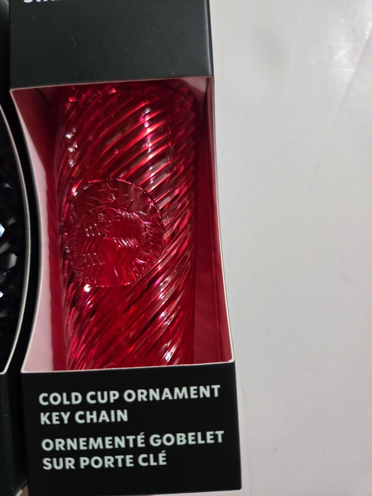 Designer 5 Starbucks Cup Ornaments & Keychains Jeweled Ombre XMAS NWT Size ONE SIZE - 7 Thumbnail