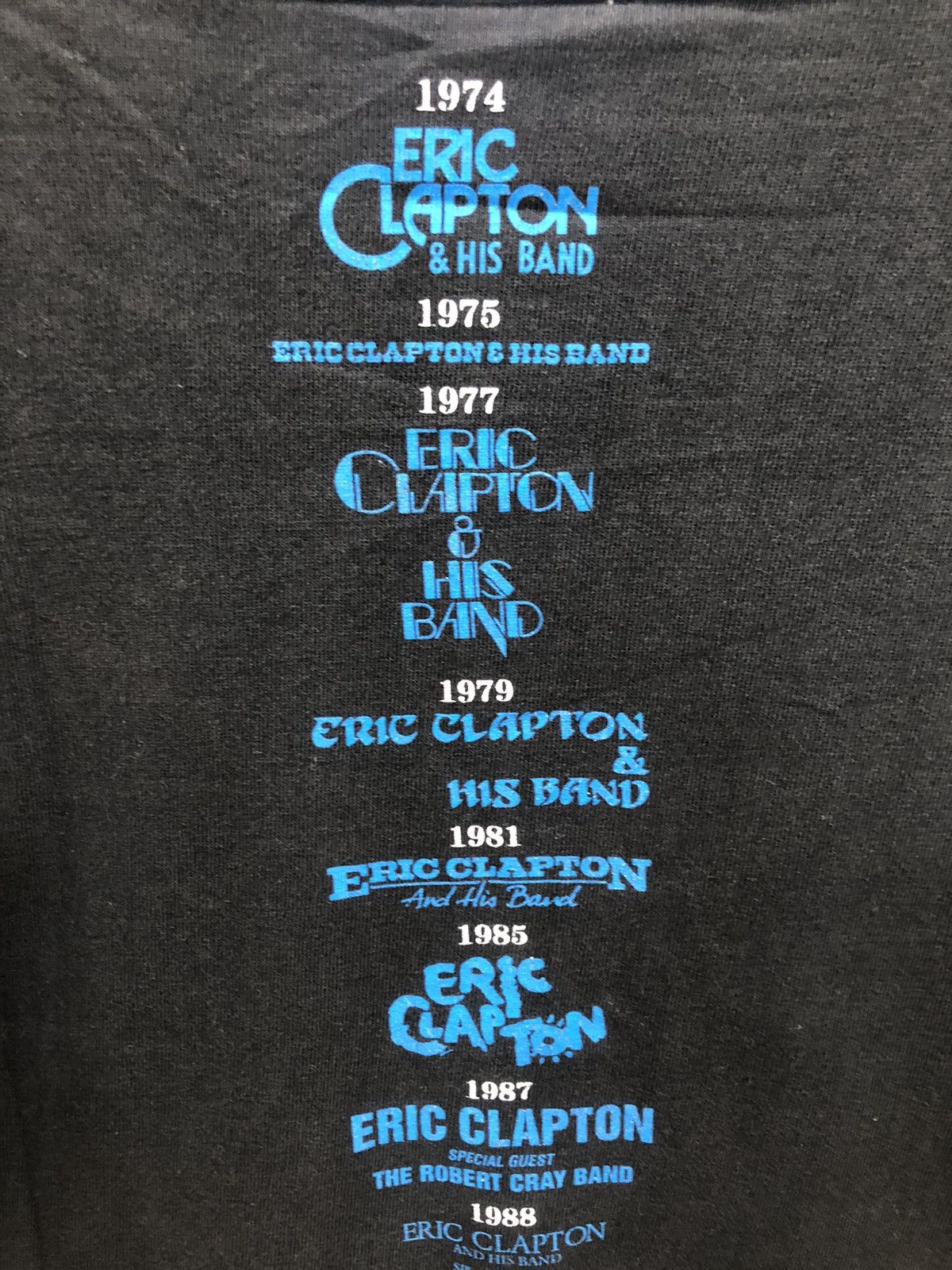 Band Tees × Vintage 2003 japan Tour Eric Clapton tee Size US L / EU 52-54 / 3 - 3 Thumbnail