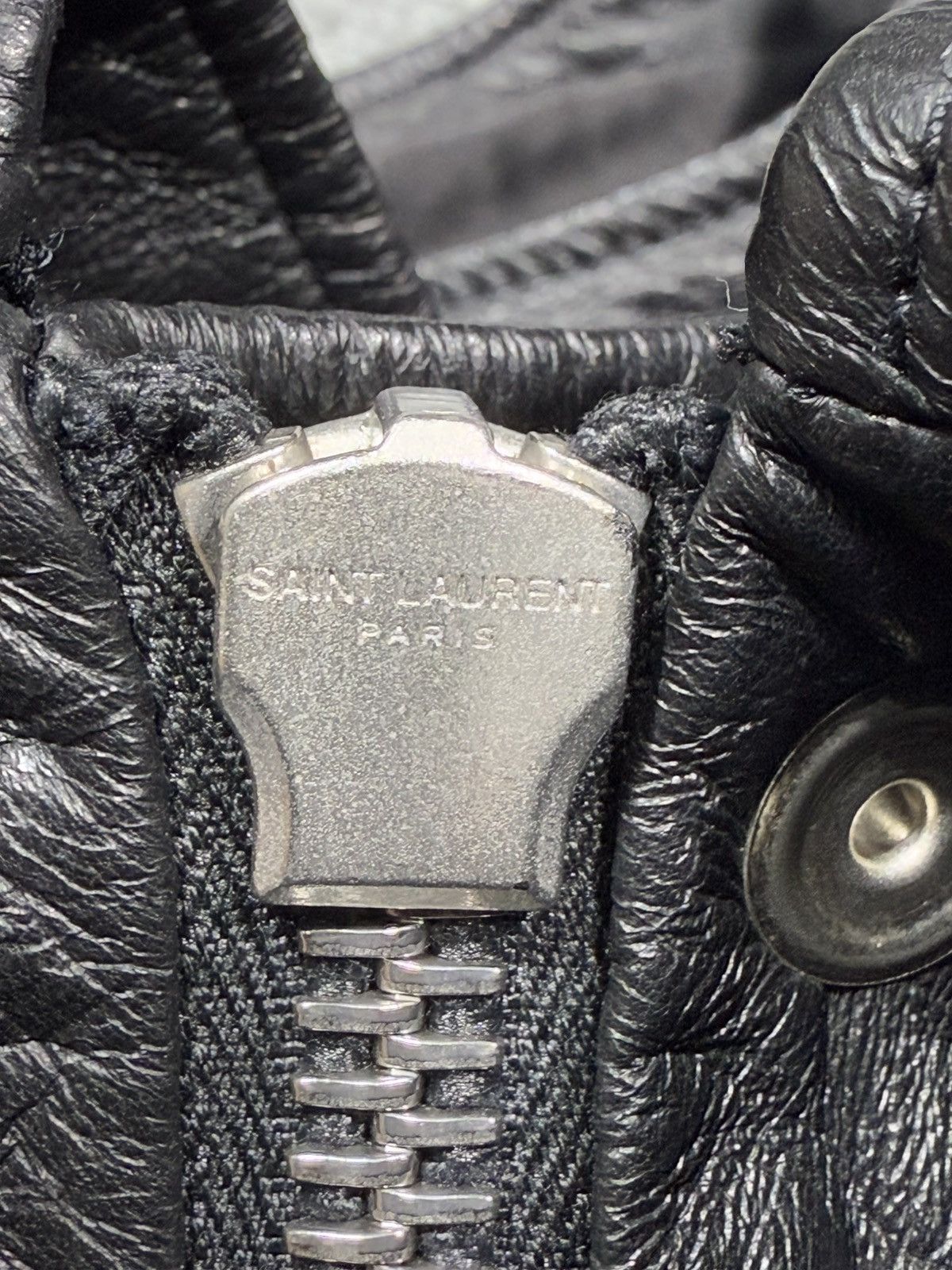 Hedi Slimane × Saint Laurent Paris AW15 Unseen Saint Laurent - Hedi Slimane - Leather Vest Size US S / EU 44-46 / 1 - 11 Thumbnail