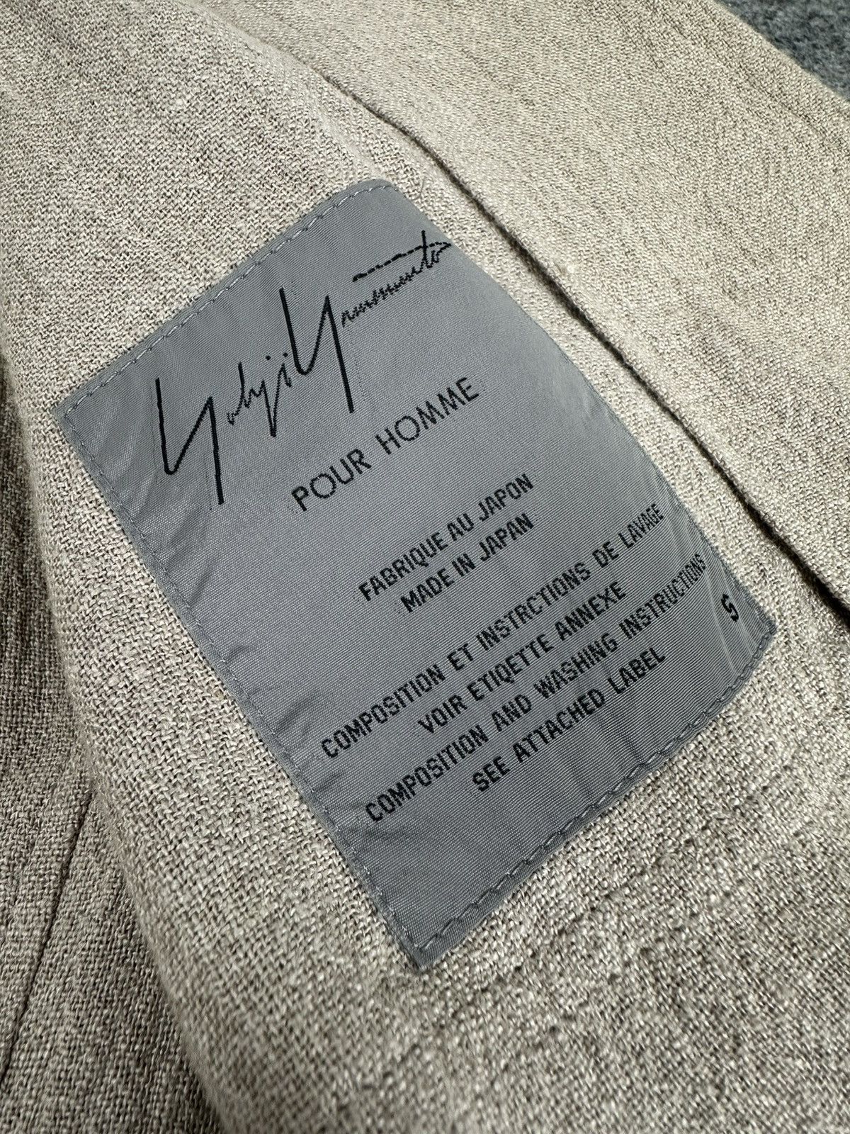 Yohji Yamamoto Yohji Yamamoto Pour Homme - S/S1994 3B Linen Jacket Size US S / EU 44-46 / 1 - 9 Thumbnail