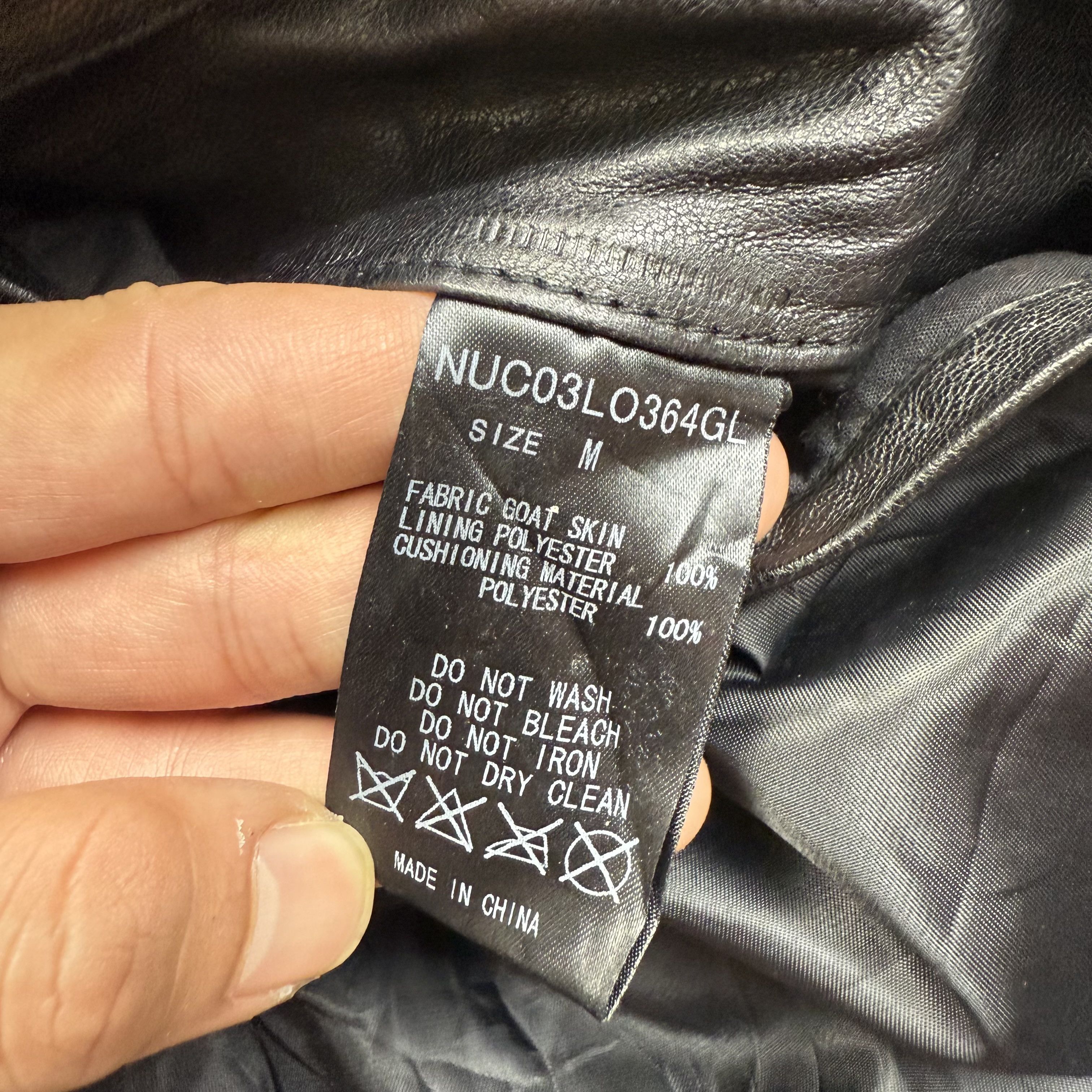 Japanese Brand Nano Universe Leather Biker Jacket Size US M / EU 48-50 / 2 - 9 Thumbnail