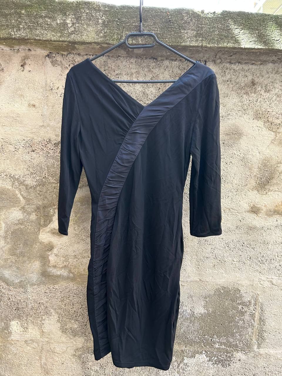 Versace Vintage Versace Silk Dress 42 M Anthracite Y2K Italy Designe Size M / US 6-8 / IT 42-44 - 7 Thumbnail