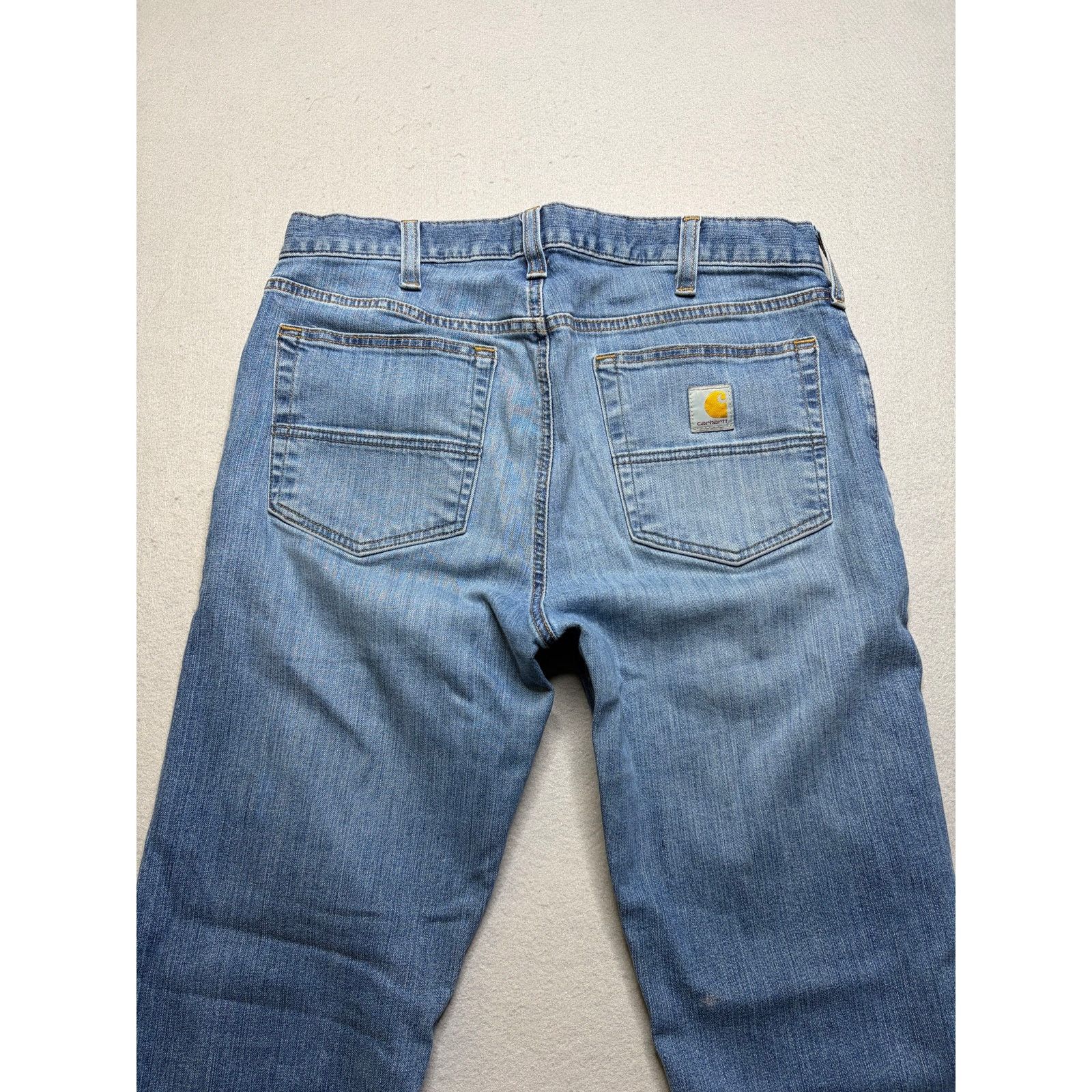 Carhartt Carhartt Relaxed Fit Jeans Men’s 32x32 Light Wash Straight Size US 32 / EU 48 - 8 Thumbnail
