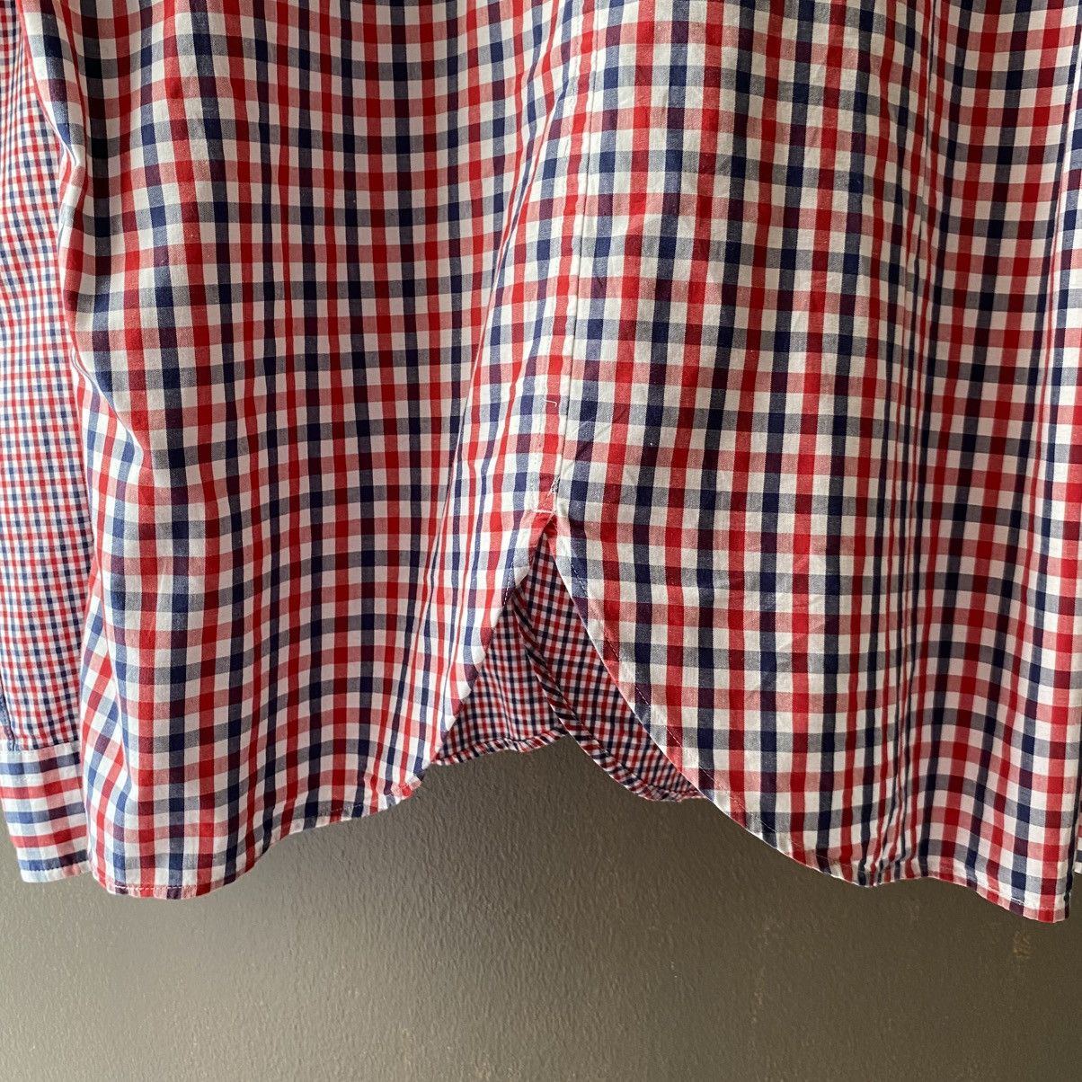 Frapbois FRAPBOIS Red Blue Gingham Check Shirt Size XS / US 0-2 / IT 36-38 - 16 Thumbnail