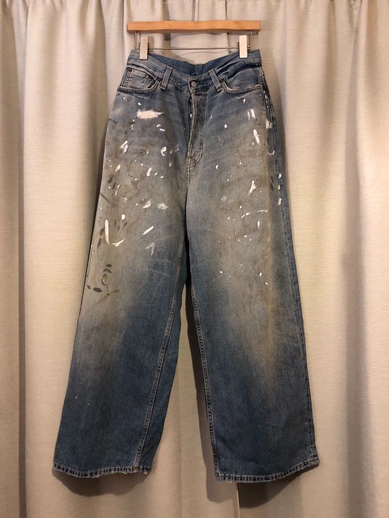 Acne Studios Painted Denim Pants-dmc