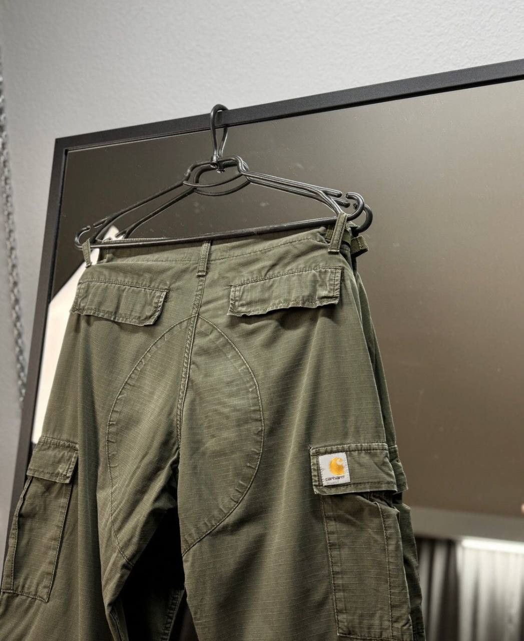 Carhartt Cargo Vintage Pants Carhartt Double Knee Baggy Fit Opium Size US 31 - 2 Thumbnail