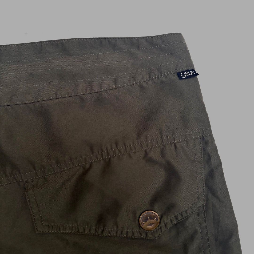 GSUS Sindustries × Vintage Gsus Sindustries 2000 Y2k Vintage Cargo Khaki W34 Shorts Size US 34 / EU 50 - 5 Thumbnail