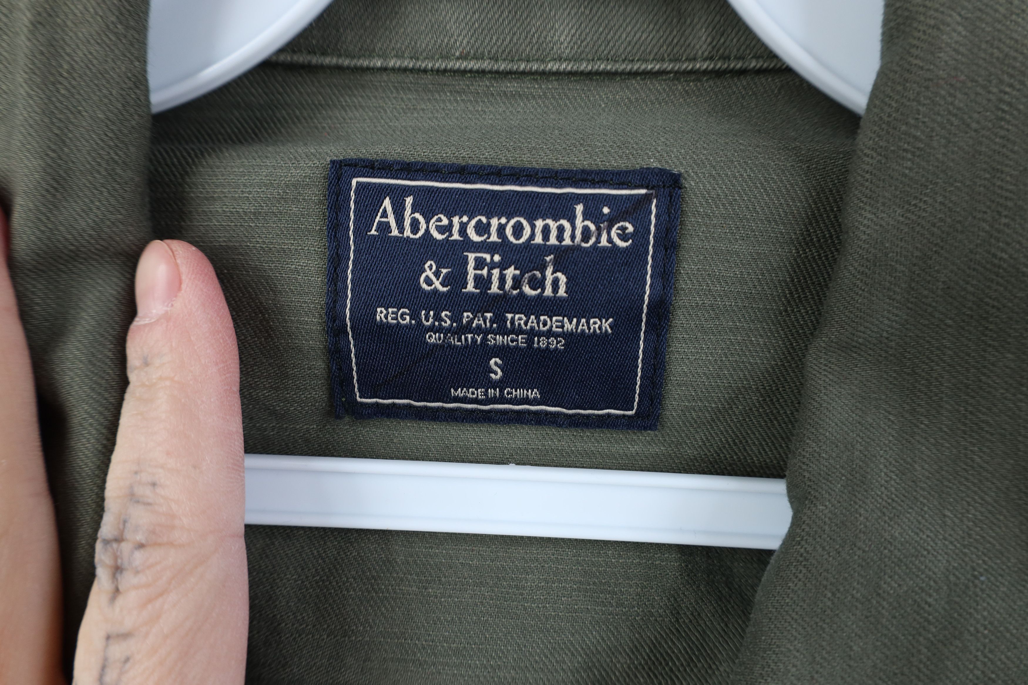 Abercrombie & Fitch Vintage 90s Y2K Abercrombie & Fitch Military Shirt Jacket Size US S / EU 44-46 / 1 - 7 Thumbnail