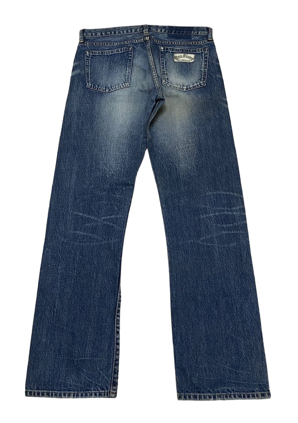 14th Addiction × Japanese Brand × Le Grande Bleu (L.G.B.) Rare Design Vintage Japanese Brand RNA Patchwork Jeans 1990s Size US 33 - 2 Thumbnail
