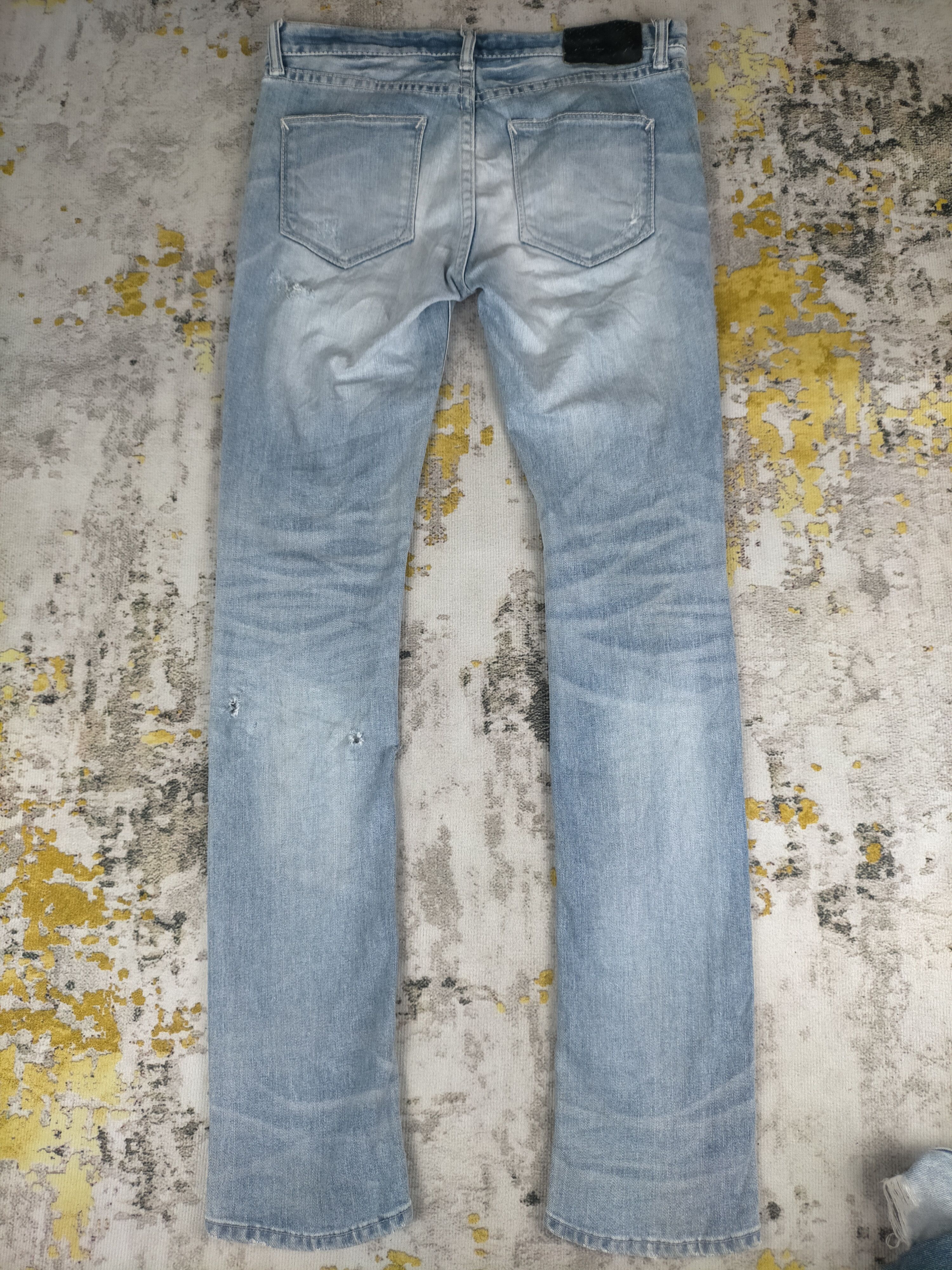 GOSTAR DE FUGA 🔥 Mudwash Fuga Distressed Ripped Stretch Jeans Size US 30 / EU 46 - 4 Thumbnail