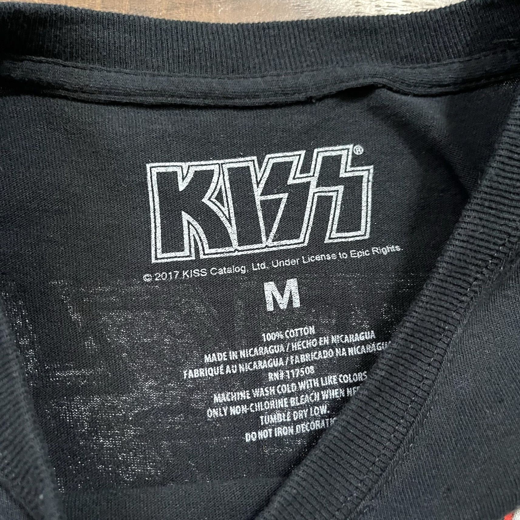 Doublet Kiss T Shirt Black Monster Tour 2013 Concert Metal Band Double Sided Mens Medium Size US M / EU 48-50 / 2 - 4 Thumbnail