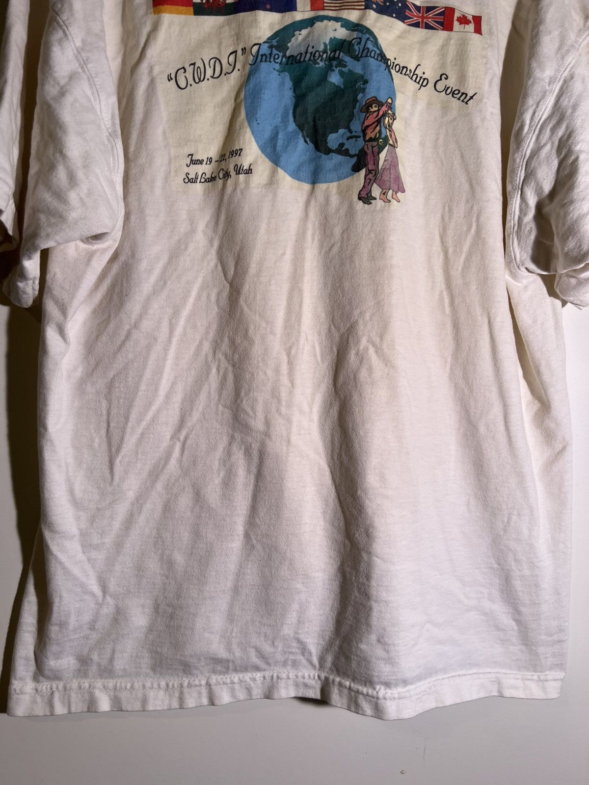Vintage 90’s VTG Vintage Utah Dance Championship Retro Tee T Shirt Size US L / EU 52-54 / 3 - 4 Thumbnail
