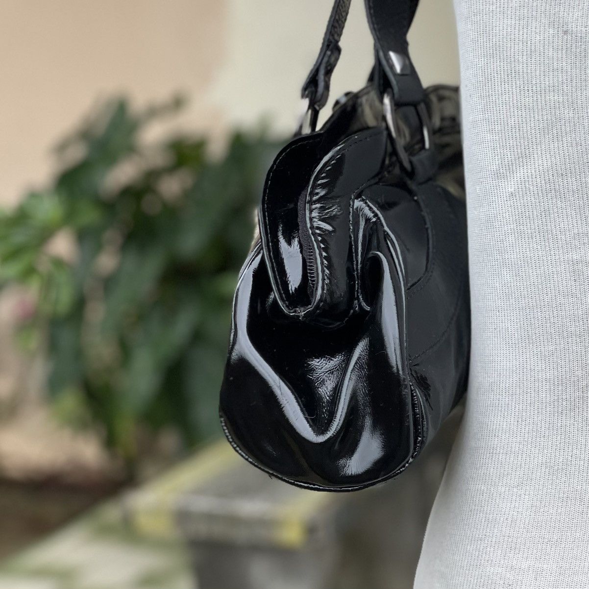 Designer Roberta Gandolfi Black Leather Bag Size ONE SIZE - 3 Thumbnail