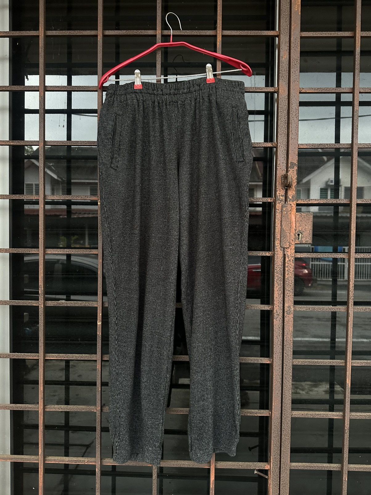 Issey Miyake Issey Miyake Black Corduroy Sweat Pants Size US 31 - 2 Thumbnail