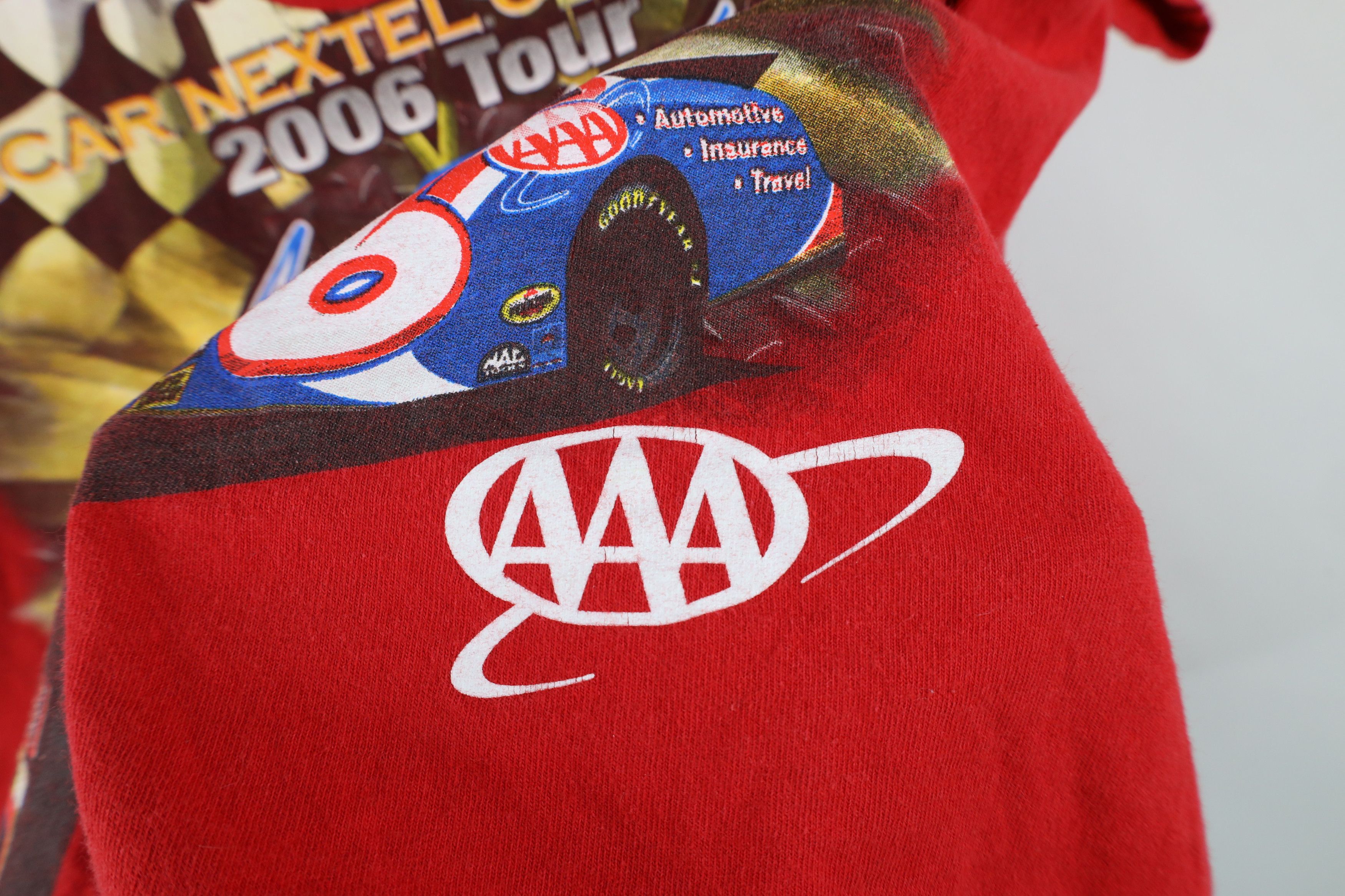 Vintage Vintage Y2K 2006 NASCAR Martin Racing All Over Print T-Shirt Size US L / EU 52-54 / 3 - 5 Thumbnail