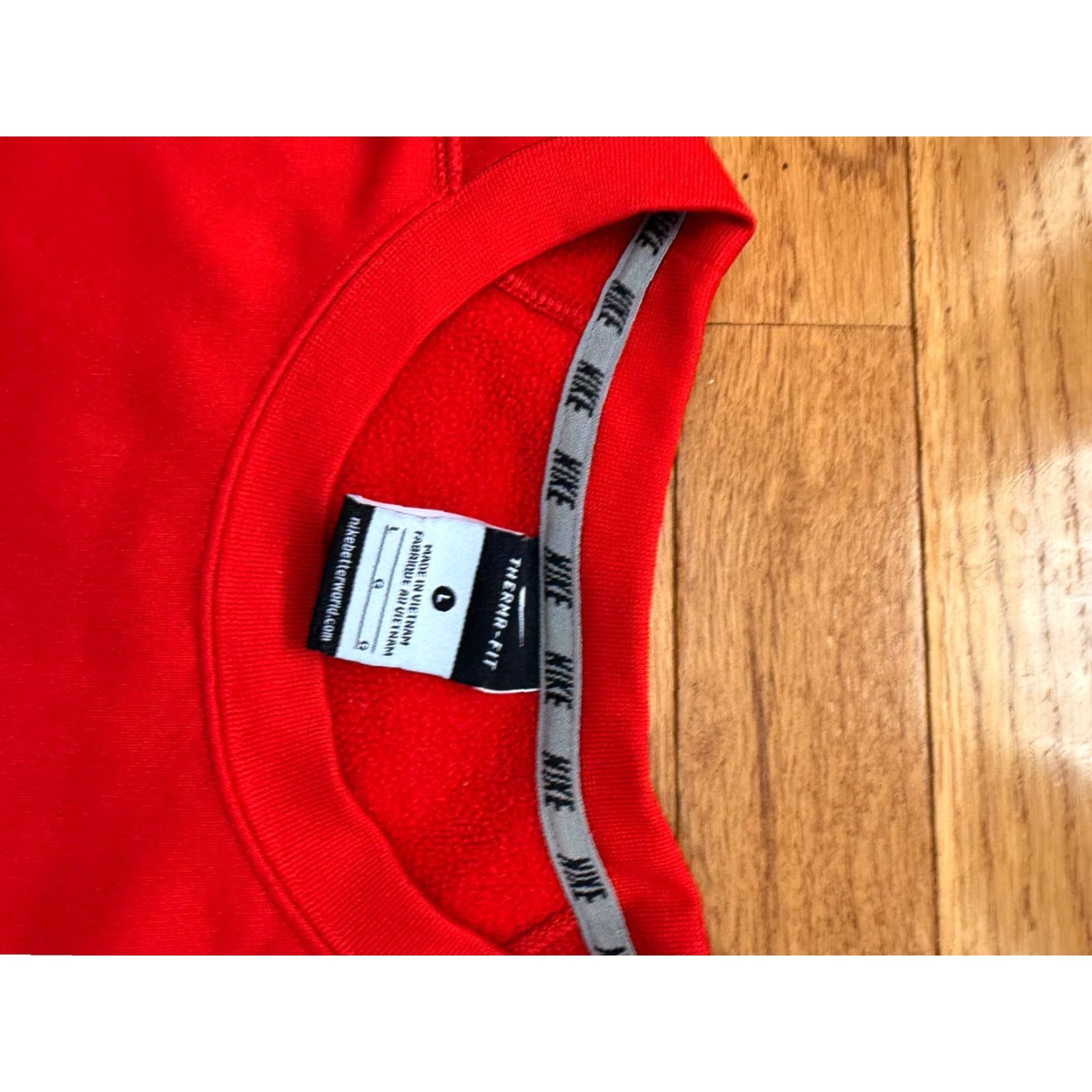 Nike VINTAGE Nike Mens Red Ohio State Therma Fit Crewneck Sweatshirt L Size US L / EU 52-54 / 3 - 4 Thumbnail