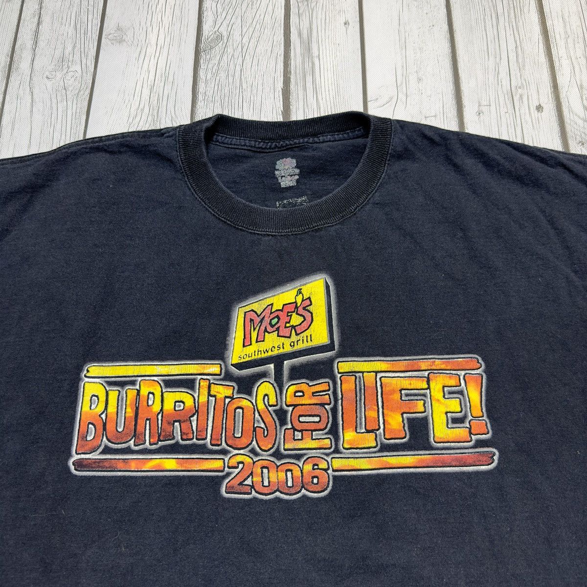 Fruit Of The Loom × Vintage Vintage Moe’s tee Size US XL / EU 56 / 4 - 3 Thumbnail