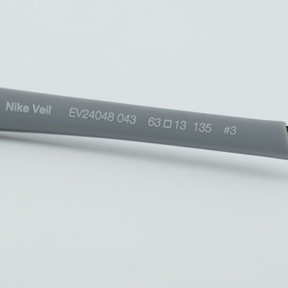 Nike NIKE VEIL EV24048 043 Sunglasses Silver Geometric Frame Size ONE SIZE - 9 Thumbnail