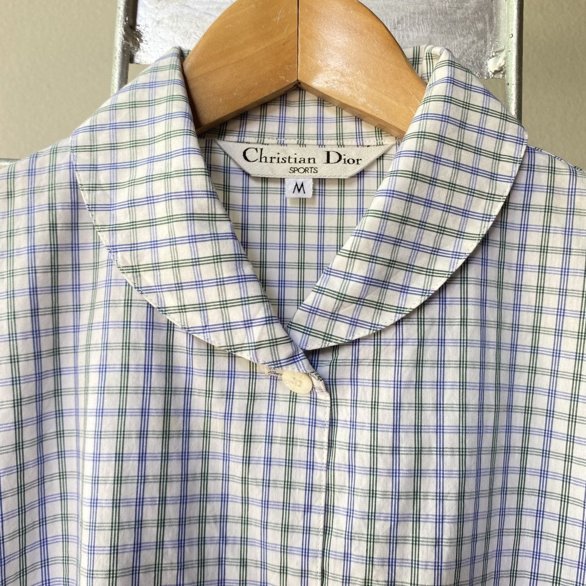 Dior Christian Dior Checkered Long Sleeve Shirt Size M / US 6-8 / IT 42-44 - 5 Thumbnail