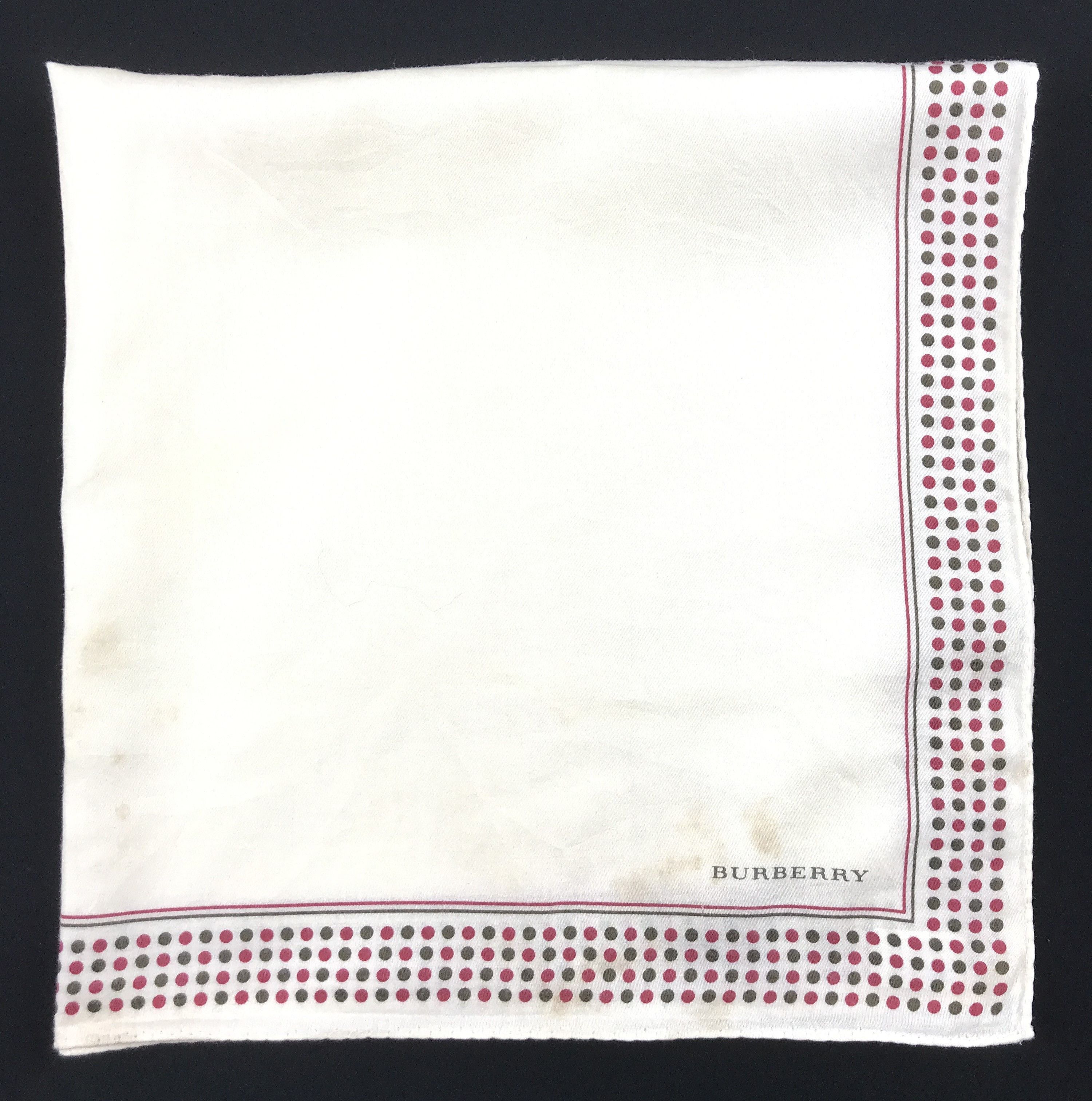 Burberry × Vintage Vintage Burberry Bandana Neckerchief Handkerchief Size ONE SIZE - 2 Thumbnail