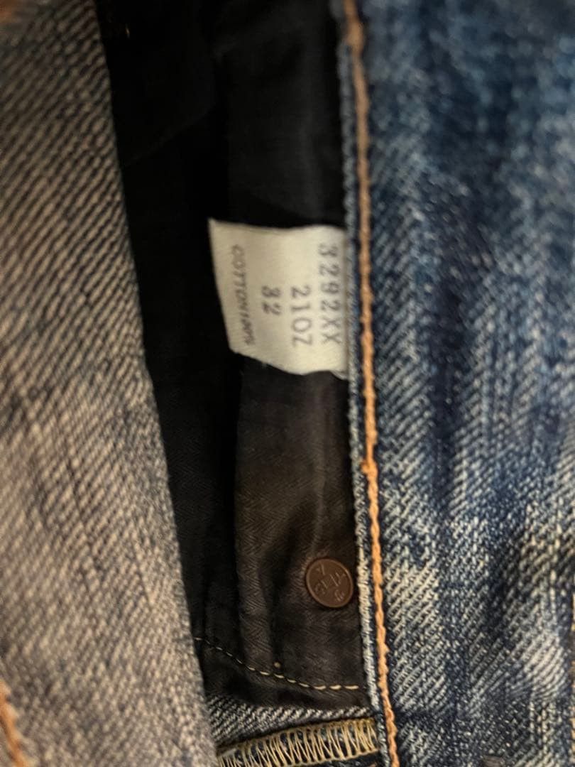 Samurai Jeans SAMURAI JEANS Straight Denim Pants Dark Blue 32 Size US 29 - 4 Thumbnail