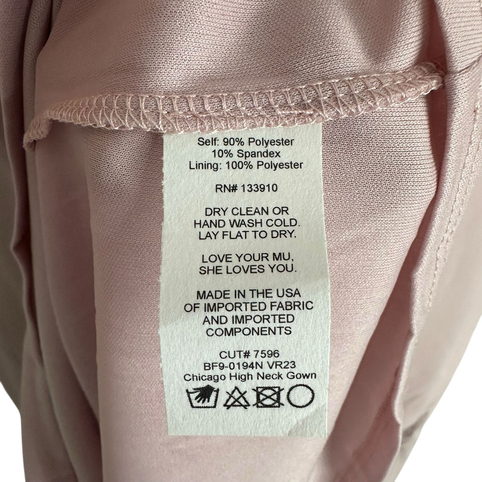 Show Me Your MuMu NWT Show Me Your MuMu High Neck Gown Vintage Rose Crepe 2XS Size XS / US 0-2 / IT 36-38 - 15 Thumbnail