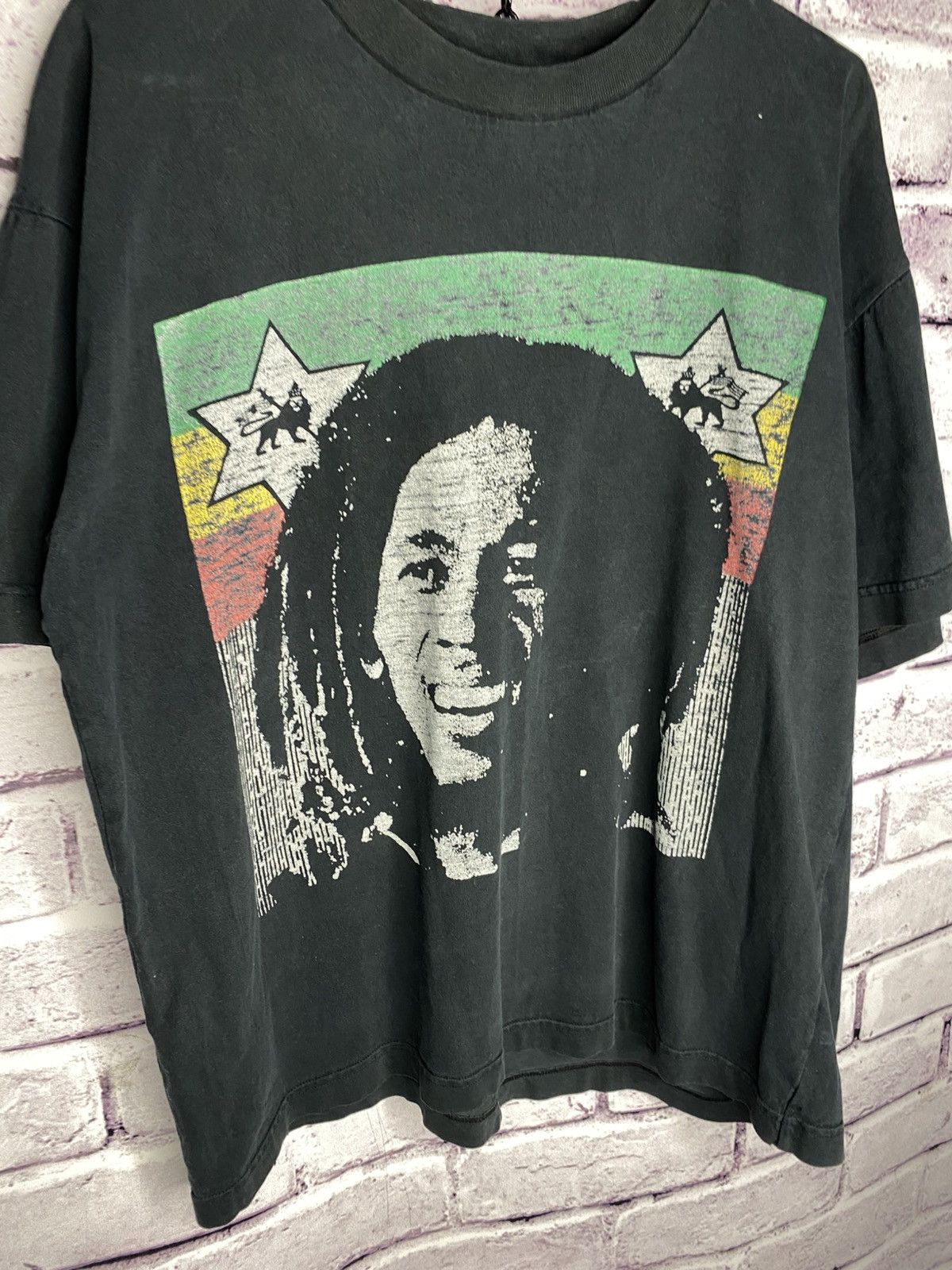 Bob Marley Men's Vintage 90s T-Shirt Bob Marley Original Rasta Jammin Size US L / EU 52-54 / 3 - 5 Thumbnail