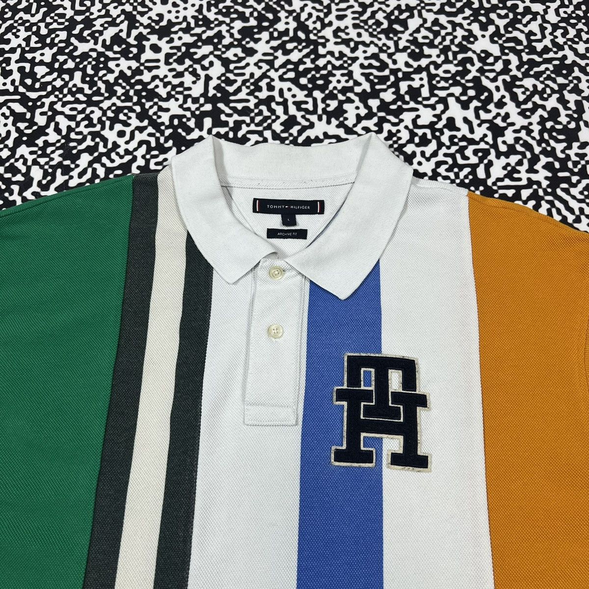 Tommy Hilfiger Vintage Y2K Tommy Hilfiger Archive Fit Polo Longsleeve Size US L / EU 52-54 / 3 - 6 Thumbnail
