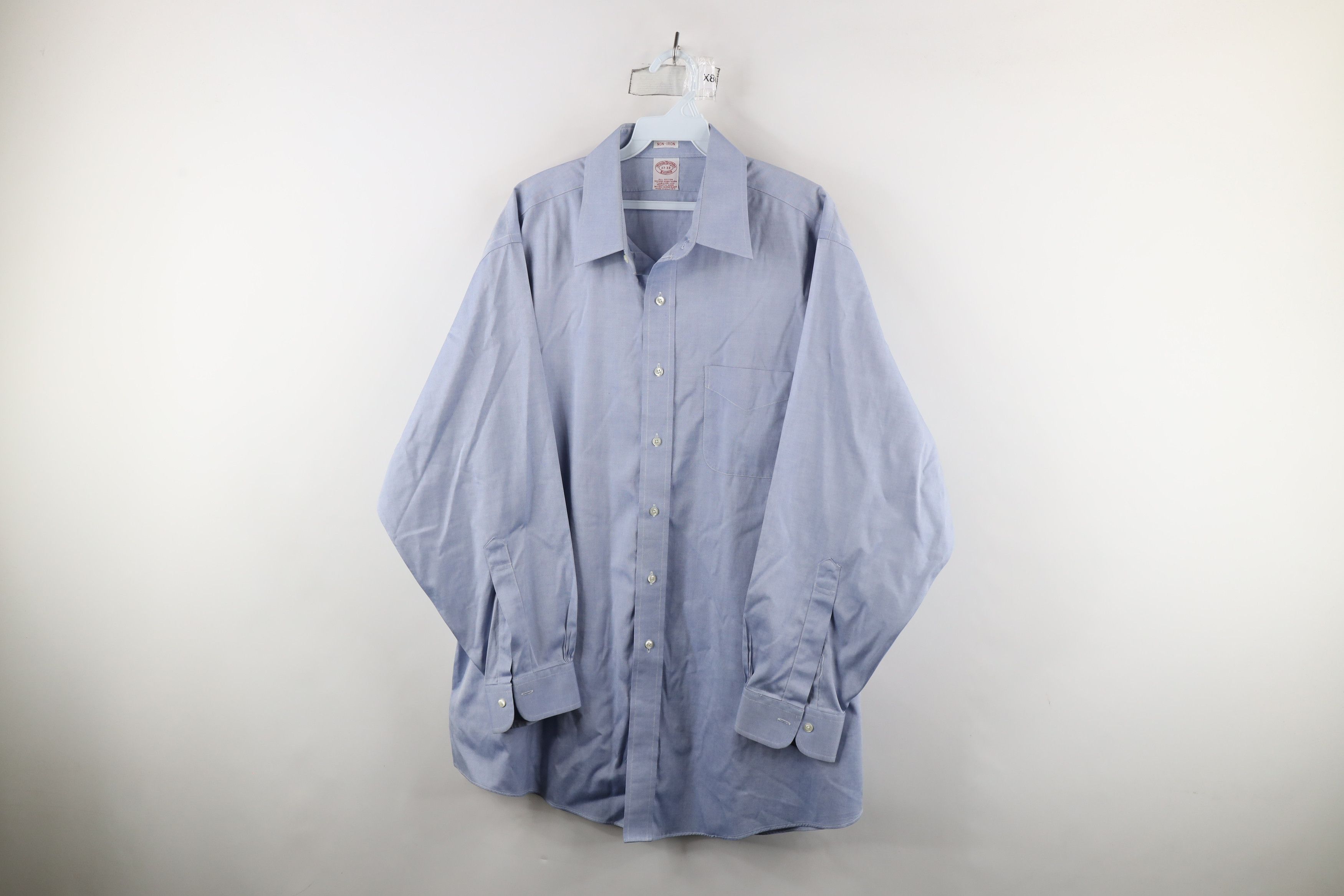 Brooks Brothers × Vintage Vintage 90s Brooks Brothers Collared Button Shirt Cotton Size US L / EU 52-54 / 3 - 1 Thumbnail