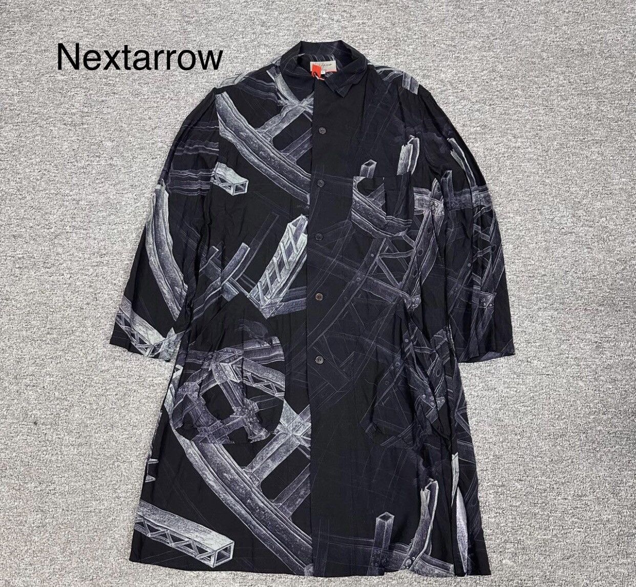Yohji Yamamoto Yohji Yamamoto Yohji Steel Crow Long Shirt2412-Nextarrow Size US M / EU 48-50 / 2 - 1 Thumbnail