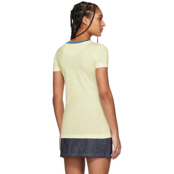 Dolce & Gabbana o1y0925 Crewneck T-Shirt in Pastel Yellow Size L / US 10 / IT 46 - 4 Thumbnail