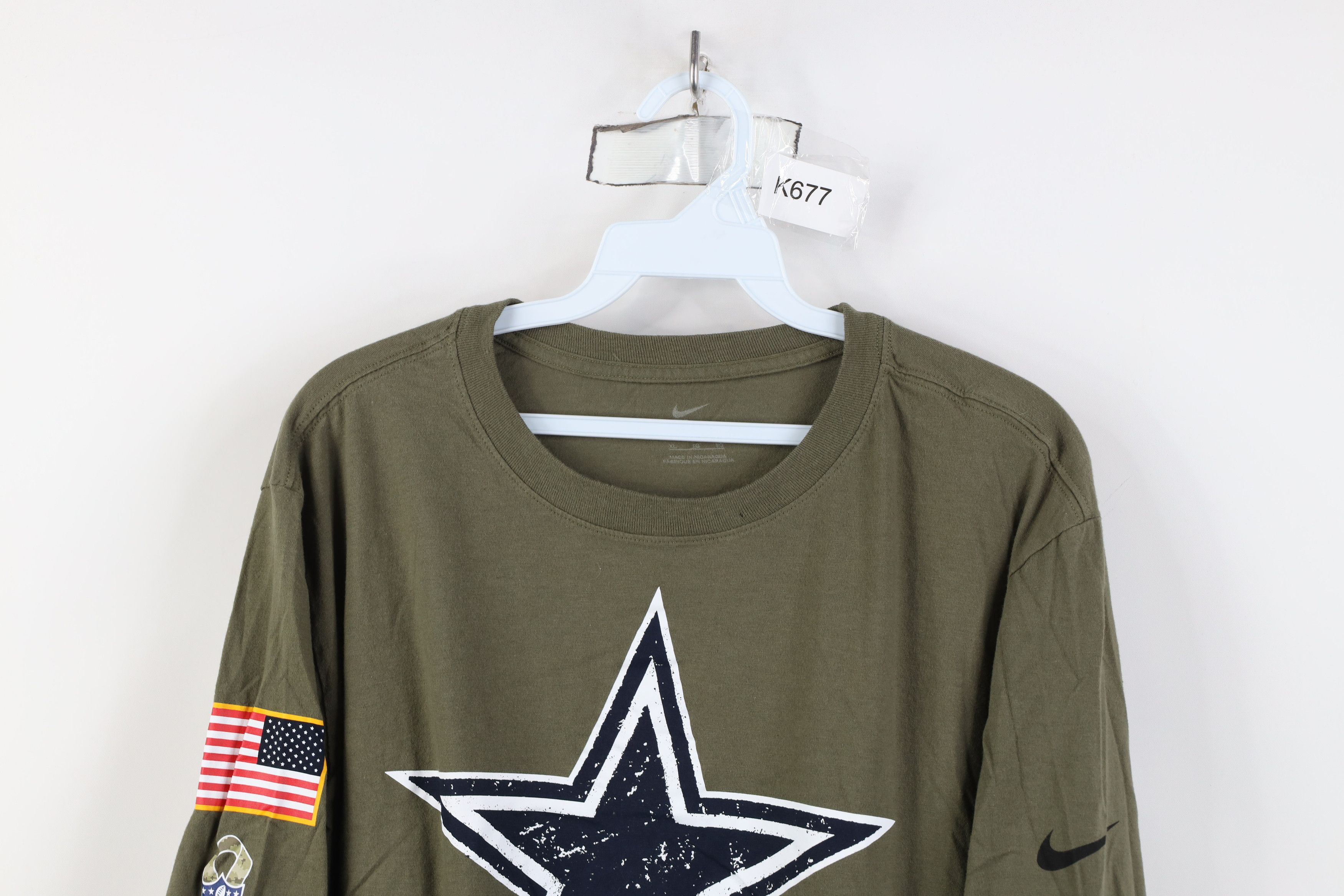 Nike Nike Salute to Service Military Dallas Cowboys LS T-Shirt Size US XL / EU 56 / 4 - 2 Thumbnail