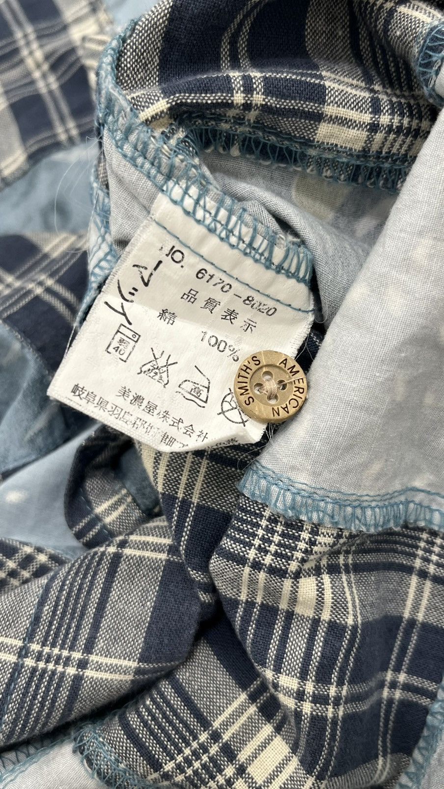 Japanese Brand × Vintage Smith's Patch Work shirt button up Size US L / EU 52-54 / 3 - 6 Thumbnail