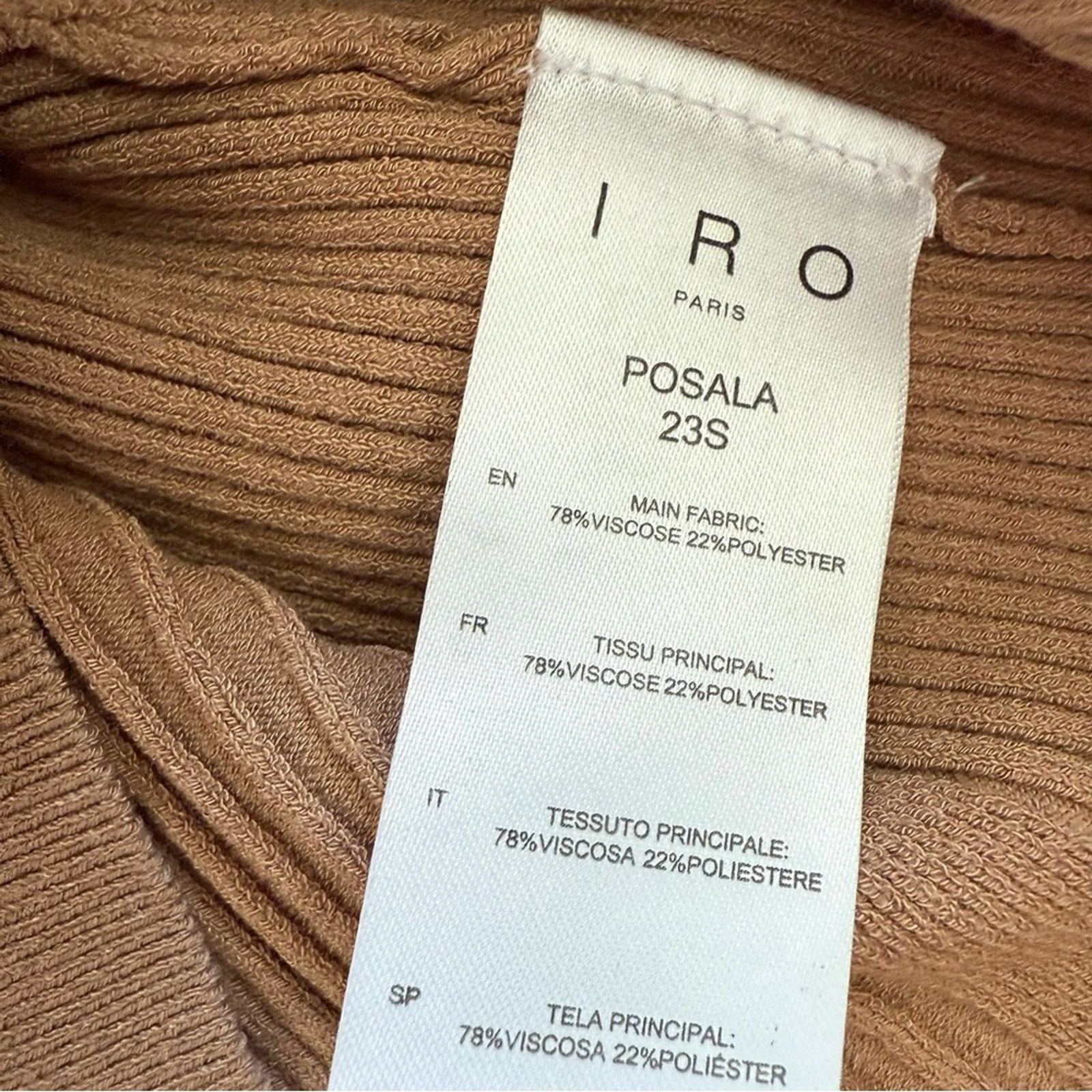 Iro NWT!!! IRO Paris women tank top size L Retail 195$ Size L / US 10 / IT 46 - 7 Thumbnail