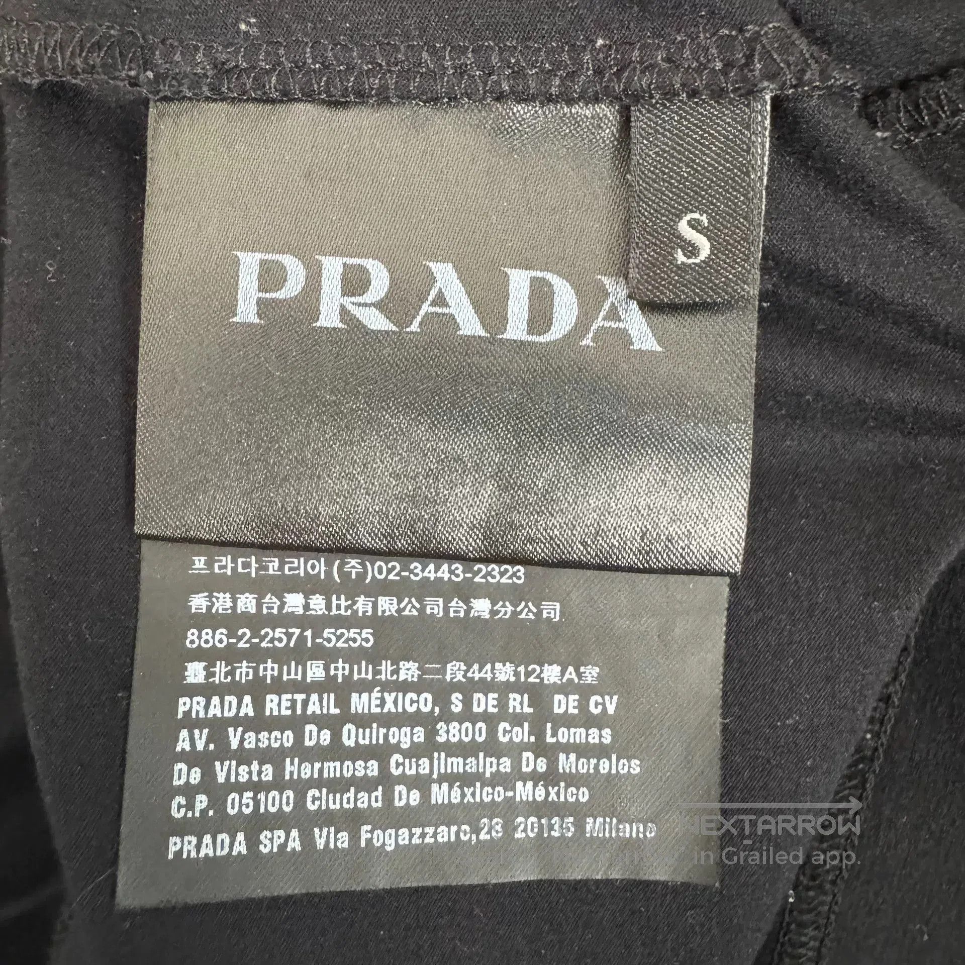 Prada Prada Black Nylon Logo Short-Sleeve. Size US S / EU 44-46 / 1 - 6 Thumbnail