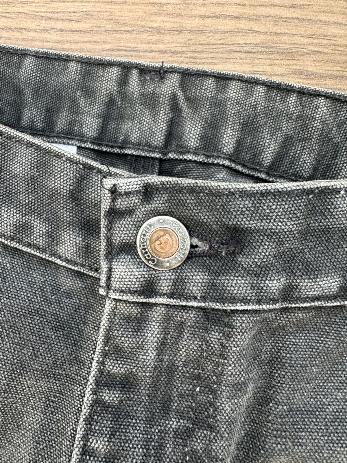 Carhartt Carhartt BLK Double Knee Heavy fade 🖤 Size US 31 - 6 Thumbnail
