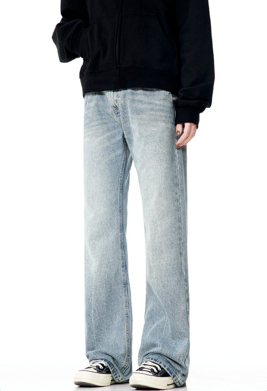 Japanese Brand American light blue vintage washed flared casual jeans y2k Size US 32 / EU 48 - 3 Thumbnail