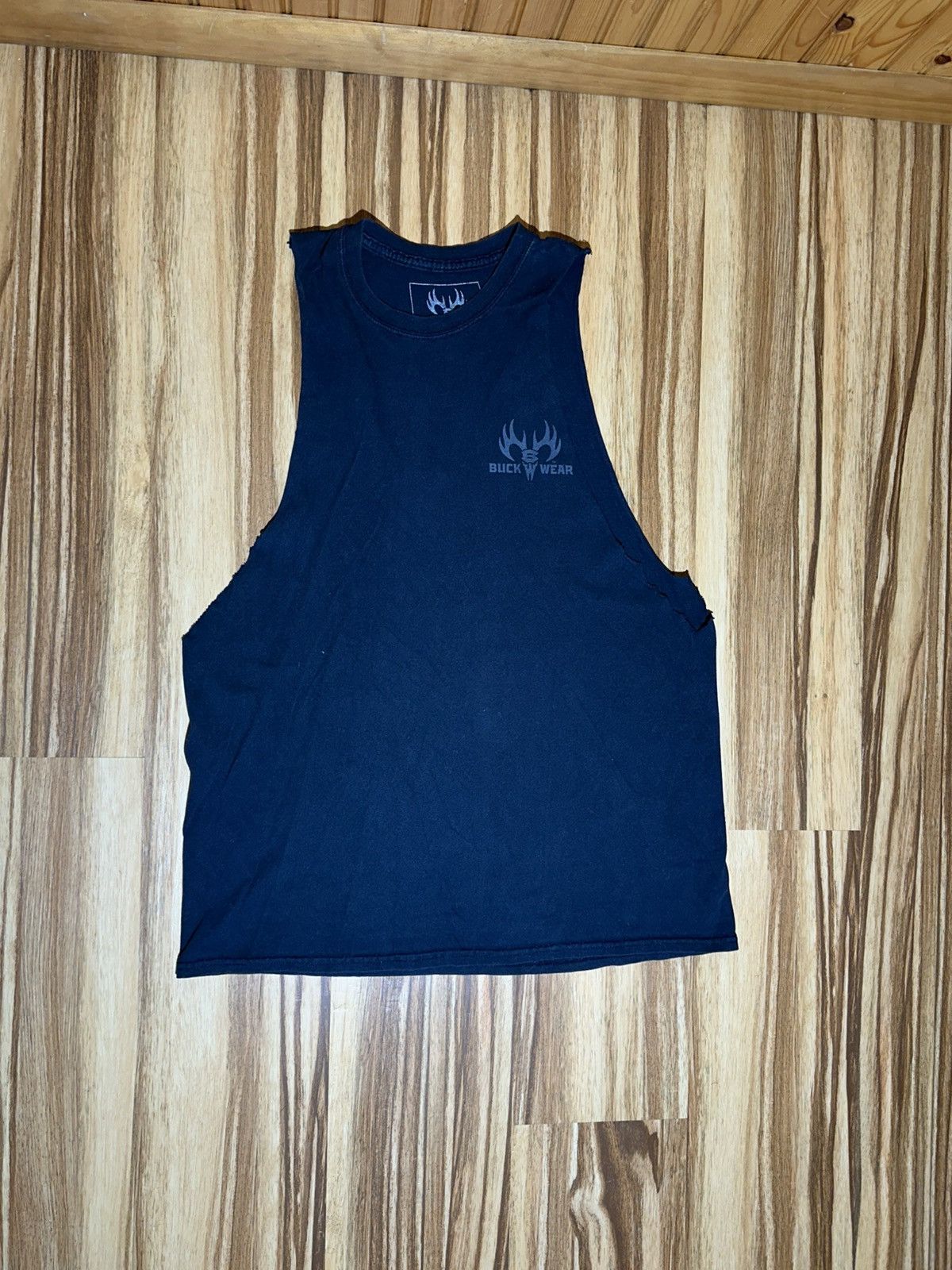 Other 2017 Buck Wear Deer print on the back cut off tank top Size US L / EU 52-54 / 3 - 2 Thumbnail