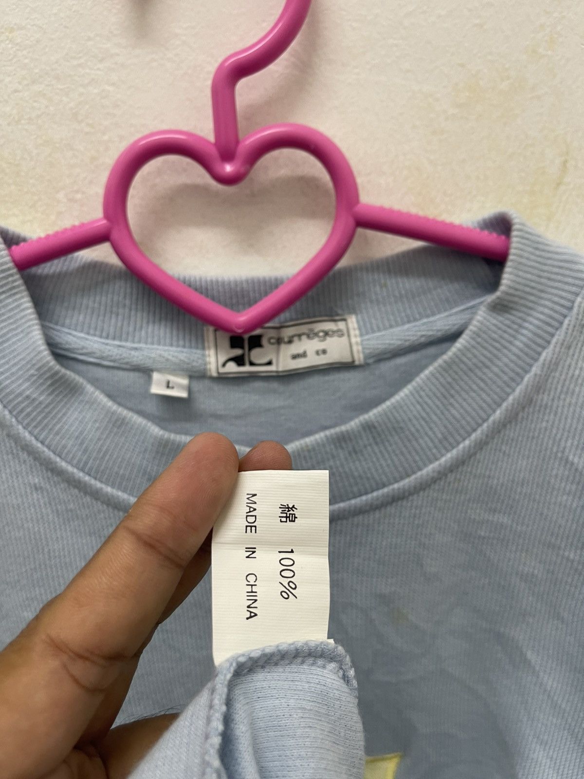 Courreges Rare Vintage COURREGES Spell Out Embroidered Big Logo Size US L / EU 52-54 / 3 - 5 Thumbnail