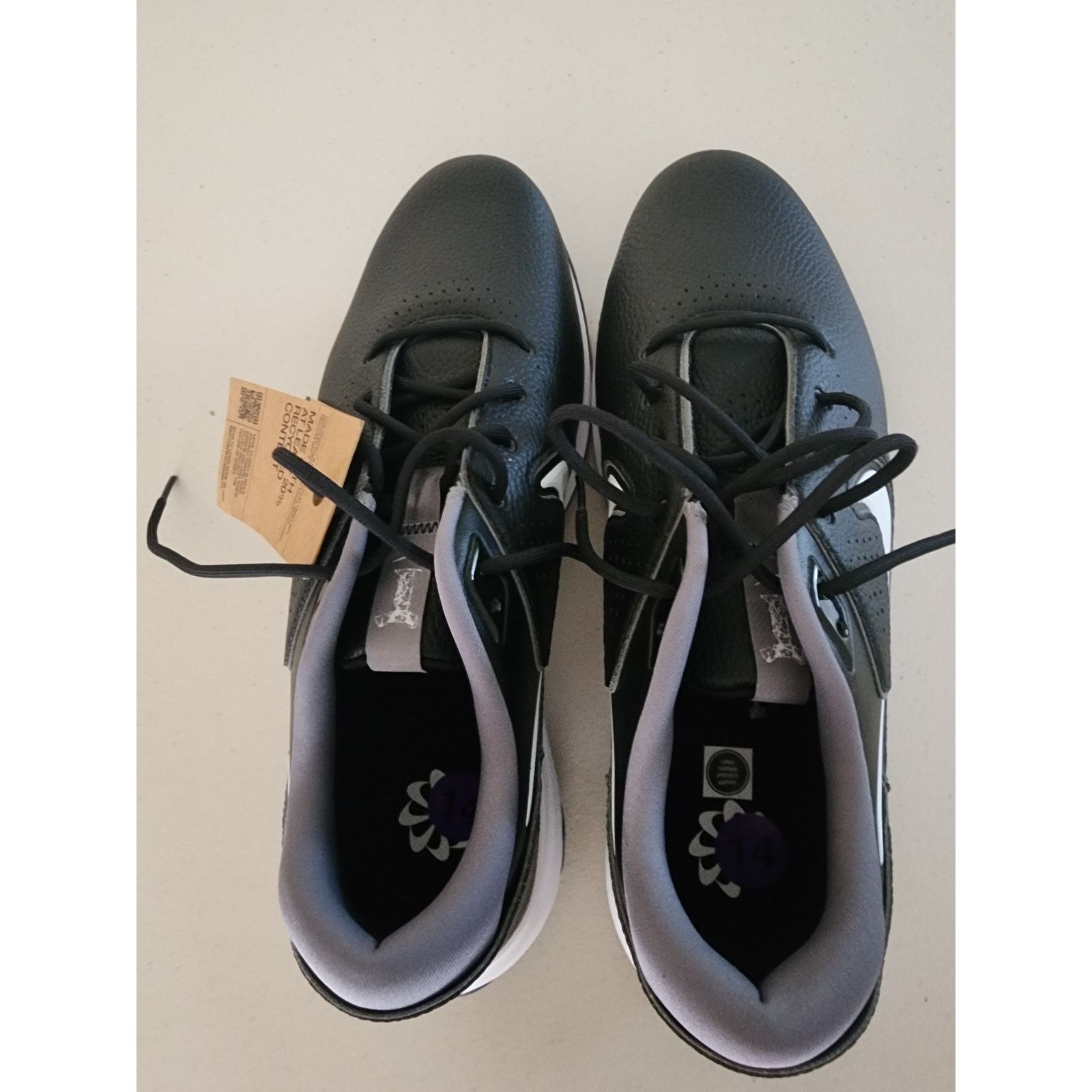 Nike Nike Air Zoom Victory Tour 3 Mens Golf Shoes 14 Black/White Size US 11 / EU 44 - 4 Thumbnail