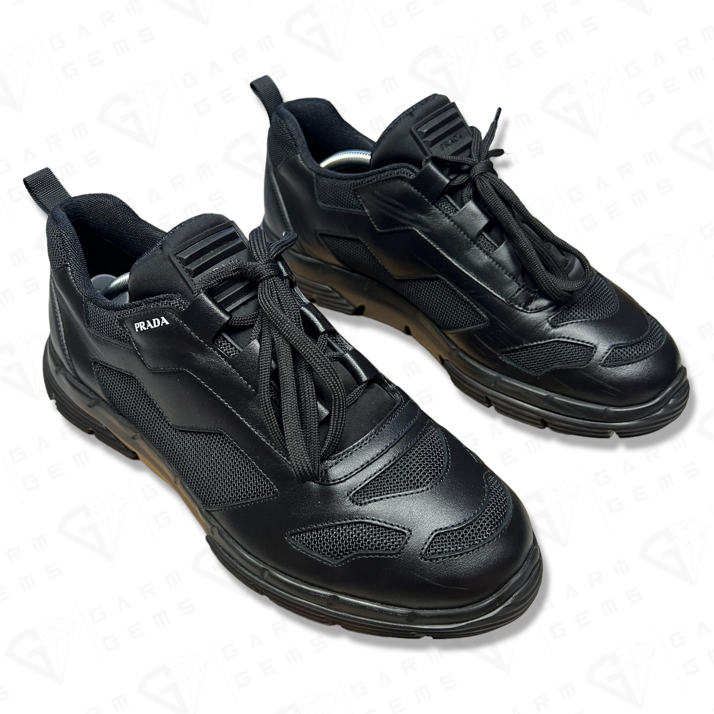 Prada Prada Geometric Panelled Low Top Twist Trainers Size US 10 / EU 43 - 2 Thumbnail