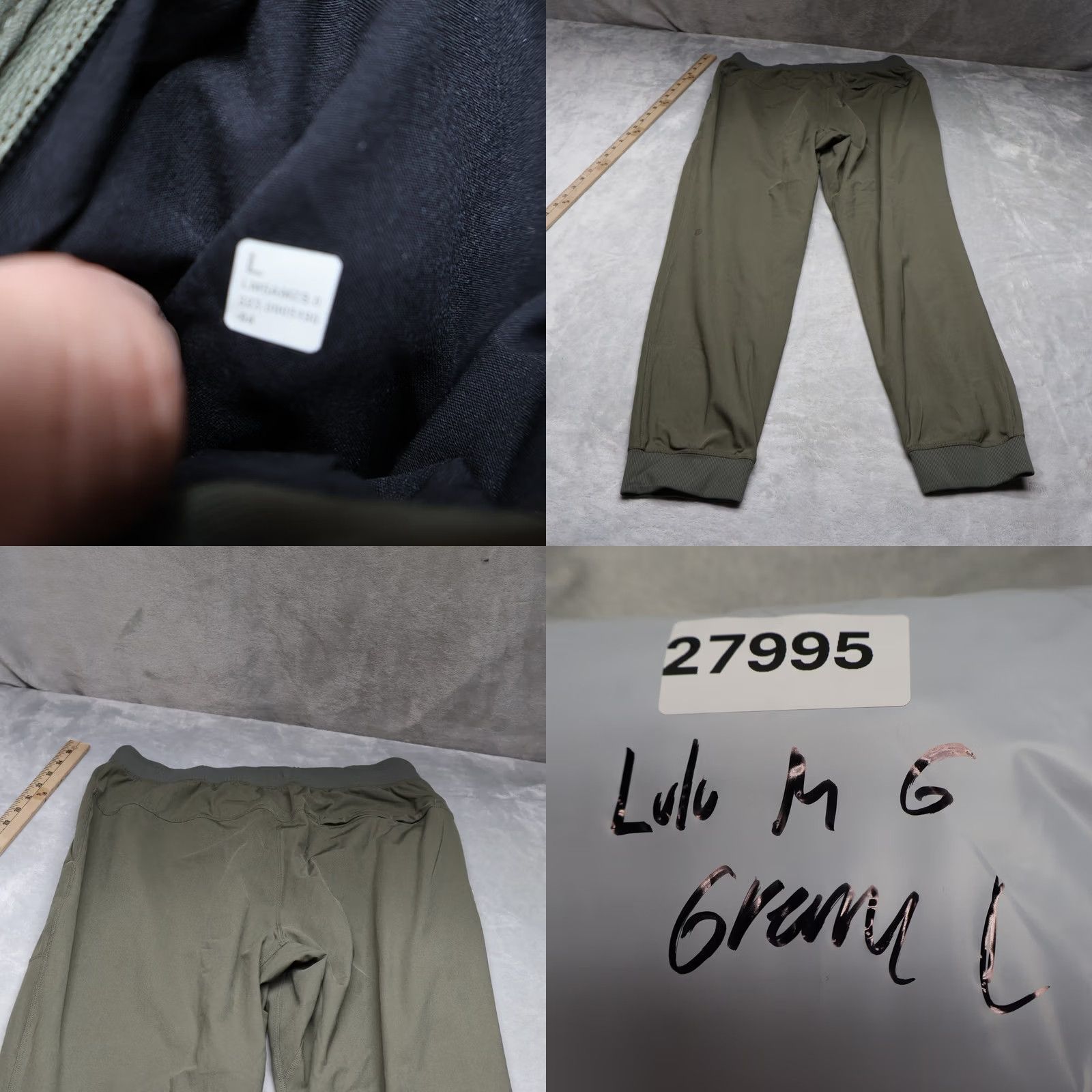 Lululemon Lululemon Pants Mens Large Green ABC Joggers Athletic Training Gorpcore 32x31 Size US 33 - 8 Thumbnail