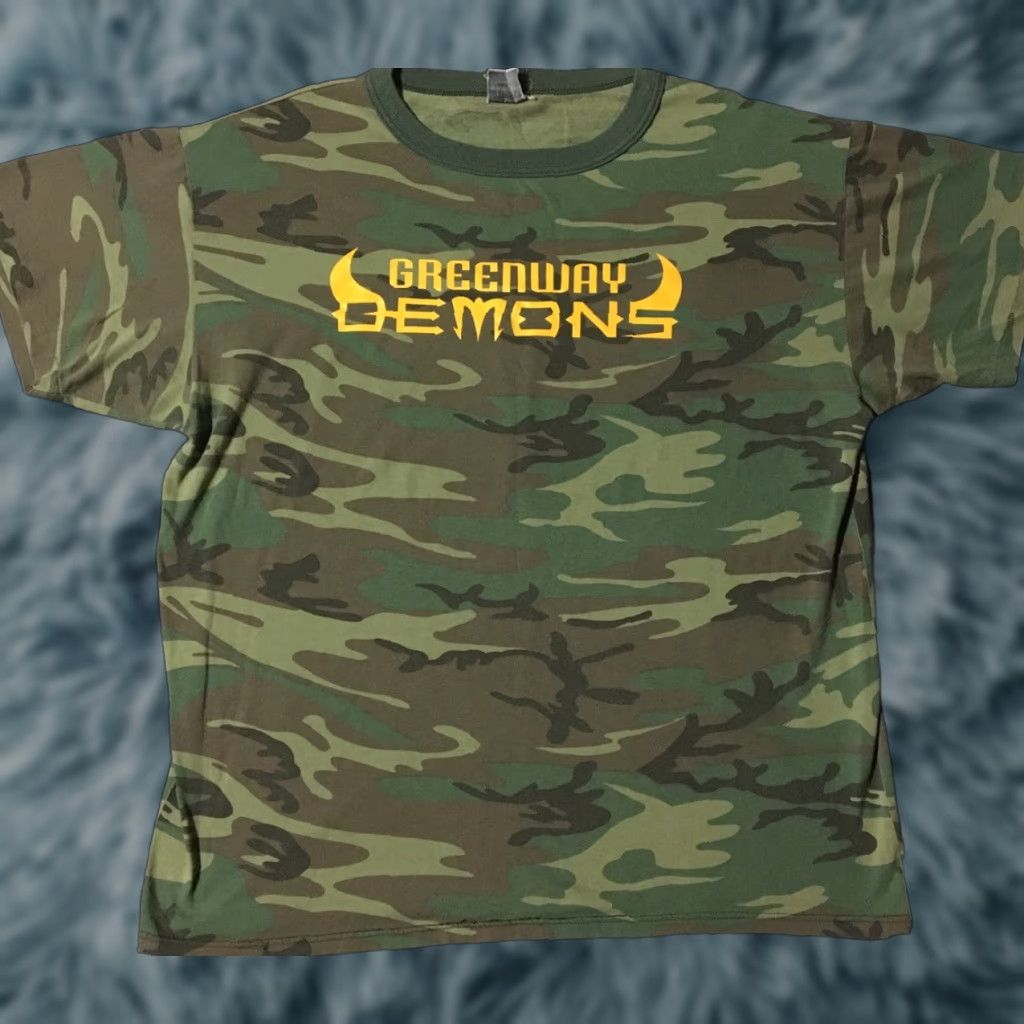 Vintage VINTAGE Greenway Demons NJROTC Camo Shirt XL USA School Military Navy Grunge 90s Shirt Mens Size US XL / EU 56 / 4 - 1 Thumbnail