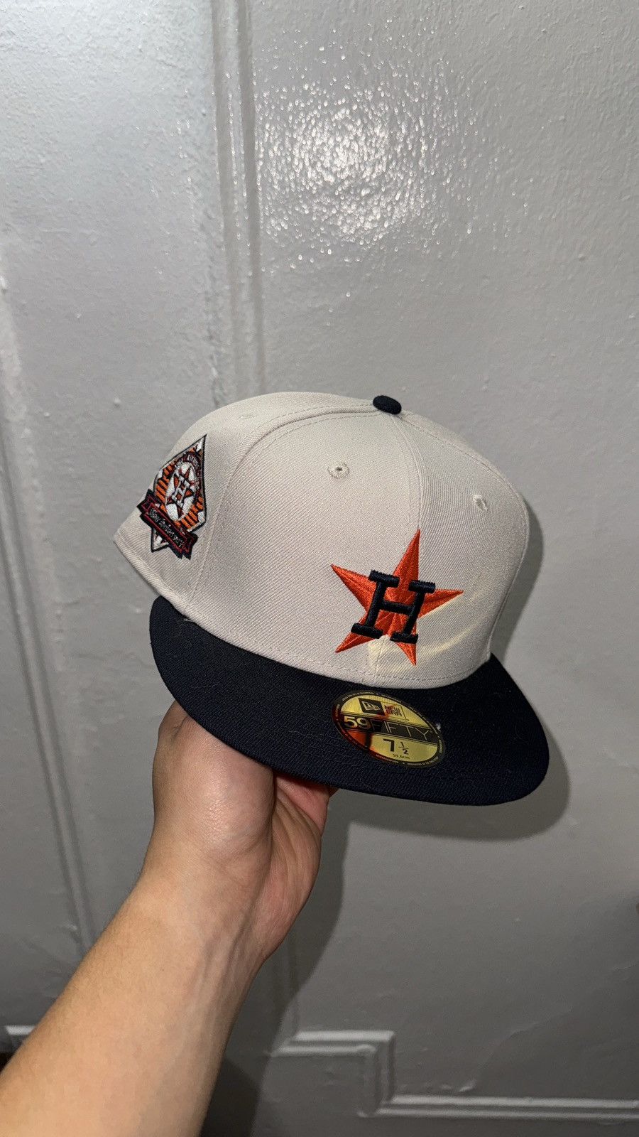 New Era New Era 59fifty Houston Astros fitted hat size 7 1/2 Size ONE SIZE - 1 Thumbnail